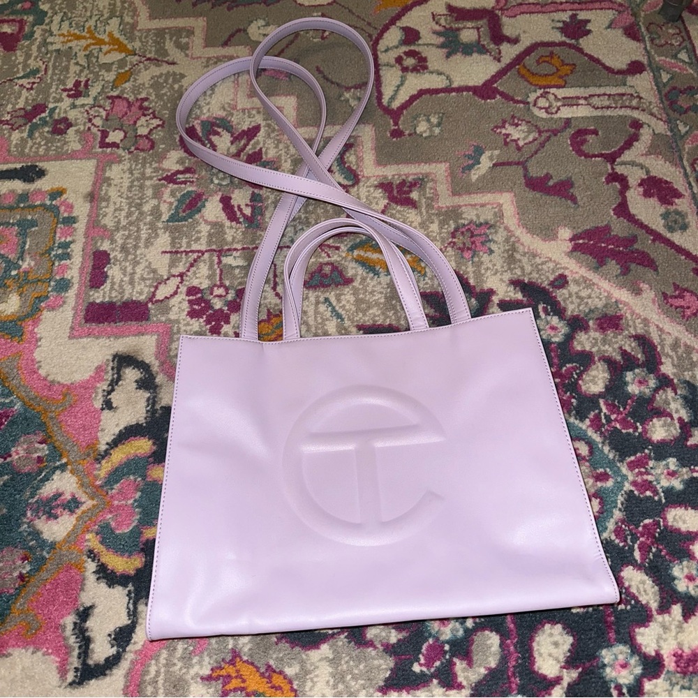 Telfar Medium Shopping Bag in Lavender (with dust bag)